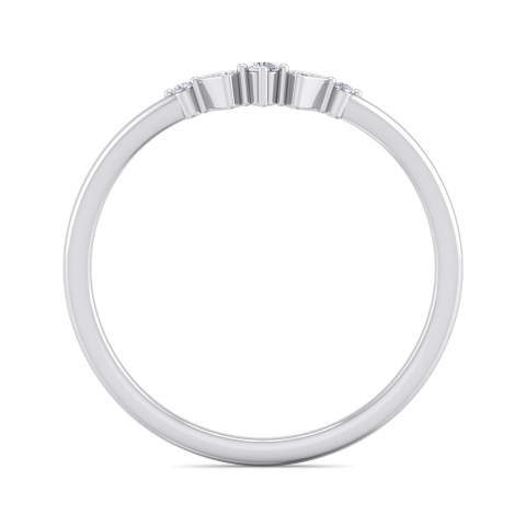 Delicate diamond ring image 4