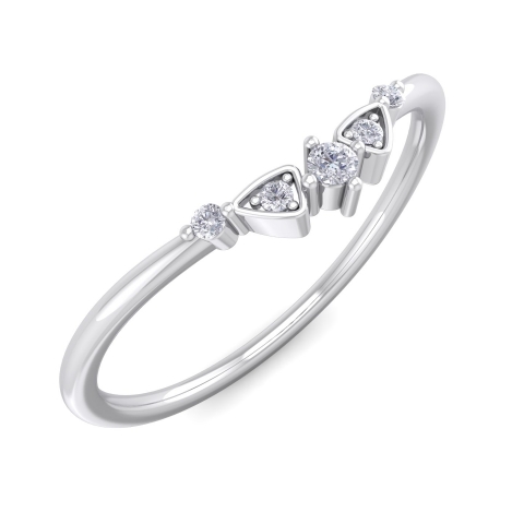 Delicate diamond ring image 1