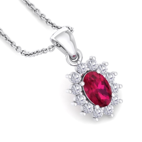 Gemstone pendant image 1