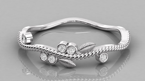 diamond stone gold ring