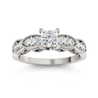 White gold 14K Vintage Ring