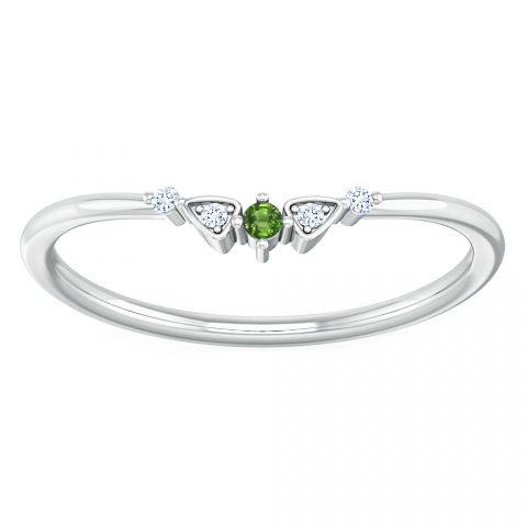 Delicate diamond ring image 1