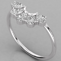 tear drop ring Pear diamond ring